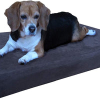 Dogbed4less Cama para perro de espuma viscoelástica, ortopédica, funda impermeable interna y 2 fundas exteriores lavables, varios tamaños, colores - BESTMASCOTA.COM