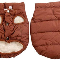 JoyDaog - Chaqueta de forro polar para perro, 2 capas, para cachorro, para invierno y clima frío, suave y resistente al viento, para perros pequeños - BESTMASCOTA.COM