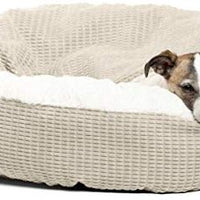 Cama acogedora Best Friends by Sheri, cama de lujo para perros y gatos con cobija, cálida y segura. Brinda apoyo para la cabeza, el cuello y las articulaciones, lavable a máquina, parte inferior resistente al agua - BESTMASCOTA.COM