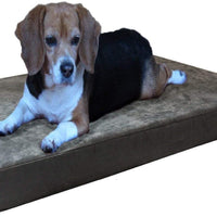 Dogbed4less Cama para perro de espuma viscoelástica, ortopédica, funda impermeable interna y 2 fundas exteriores lavables, varios tamaños, colores - BESTMASCOTA.COM