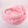 Cute Princess mascota cama Bow-Tie Lace Cat Dog Bed - BESTMASCOTA.COM