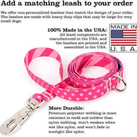 Collar de perro personalizado de Buttonsmith – Impresión permanente resistente a la decoloración, hebilla de grado militar resistente al óxido, resistente a olores y moho, elección de 5 tamaños, fabricado en los Estados Unidos - BESTMASCOTA.COM