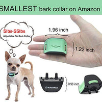 MASBRIL Dog Bark Collar - Upgrade 2019 Safe No Bark Control Device for Tiny Small Medium Dog-Stop Barking by Sound and Vibration- No Shock Human Way-Best Choice for Dog Lovers - BESTMASCOTA.COM