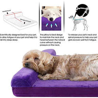 JoicyCo - Cama grande para perros, para perros grandes, camas de espuma antideslizante, con funda lavable - BESTMASCOTA.COM