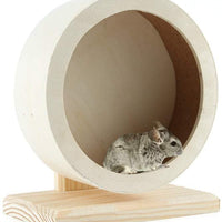 Jempet Hamster Silent Running ruedas de ejercicio, hecho de madera - BESTMASCOTA.COM