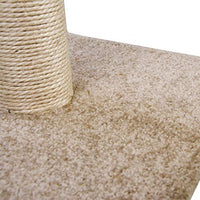 Dimaka Ultimate 29" de alto rascador de gato grande, poste de sisal natural y base pesada, rascador vertical completo - BESTMASCOTA.COM