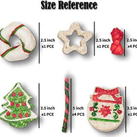 MON2SUN Christmas Dog Rawhide Holiday Stocking for Dogs - BESTMASCOTA.COM