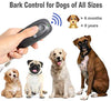 PetUlove - Dispositivo de control de ladridos para perros, dispositivo ultrasónico antiladrido, frecuencia ajustable, dispositivo de entrenamiento para perros con indicador LED, correa de muñeca para interiores y exteriores - BESTMASCOTA.COM