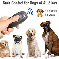 PetUlove - Dispositivo de control de ladridos para perros, dispositivo ultrasónico antiladrido, frecuencia ajustable, dispositivo de entrenamiento para perros con indicador LED, correa de muñeca para interiores y exteriores - BESTMASCOTA.COM