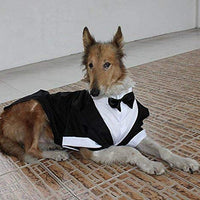 Evursua - Traje de esmoquin para perros grandes, para bodas y fiestas - BESTMASCOTA.COM