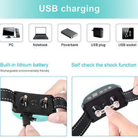 Collar para perro sin ladridos con detección inteligente de vibración y golpes inofensivos – Dispositivo recargable antiladridos para perros pequeños, medianos y grandes - BESTMASCOTA.COM