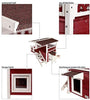 Petsfit Outdoor Cat House with Escape Door and Stairs - BESTMASCOTA.COM