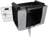 Petsfit Durable Double Door Polyester Dog Crate Cover with Mesh Window - BESTMASCOTA.COM