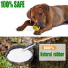 Pelota de juguete QINUKER para mascotas, interactiva, duradera, fuerte para masticar, jugar a IQ, juguete de entrenamiento para masticar, suave goma natural, resistente a mordeduras para cachorros pequeños y medianos en interiores y exteriores - BESTMASCOTA.COM