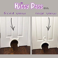 The Kitty Pass, Puerta de interiores para gato oculta caja de arena, puerta para gatos de hasta 21 libras - BESTMASCOTA.COM