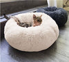 Cama para perro o gato BinetGo, cojín de piel sintética para perro o gato, alivio de articulaciones y mejor sueño, lavable a máquina, parte inferior impermeable - BESTMASCOTA.COM