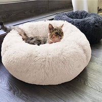 Cama para perro o gato BinetGo, cojín de piel sintética para perro o gato, alivio de articulaciones y mejor sueño, lavable a máquina, parte inferior impermeable - BESTMASCOTA.COM