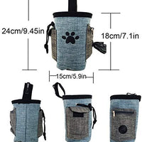 Bolsa de entrenamiento para mascotas con cinturón para mascotas Juguetes Kibble Treats Sport Running Cordón Cintura Bolsa de Caca Dispensador - BESTMASCOTA.COM