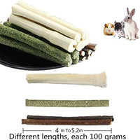 Dbeans Flourithing 3 tipos de juguetes combinados para masticar palos molar dulce de bambú de manzana rama Timothy hierba para mascotas Chinchilla ardilla gerbil hámster ardilla cobayas - BESTMASCOTA.COM
