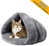 Mojonnie - Cama de gato con forro polar suave para calentar y calentar con forma de triángulo para gatos, invierno, mascotas - BESTMASCOTA.COM