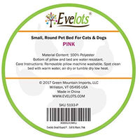 Evelots suave mascota cama, Cats & Dogs, 17" D x 5" H, varios colores - BESTMASCOTA.COM