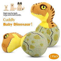 Pawaboo Juguetes de peluche para perro, [2 unidades] Juguetes de peluche para mascotas con suave de pelo sintético, juguete para cachorros, masticable, muñeca de peluche no tóxico - BESTMASCOTA.COM