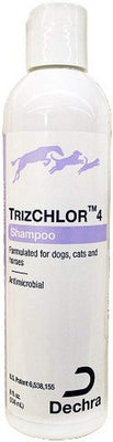 Dechra. TrizChlor 4 Champú, 8 onzas, Versión original. - BESTMASCOTA.COM