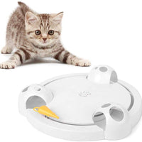 Juguete interactivo automático para gato o gatito, juguete electrónico ajustable con pilas - BESTMASCOTA.COM