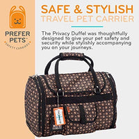 Prefer Pets diseño de huellas de privacidad Pet Carrier - BESTMASCOTA.COM