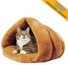 Mojonnie - Cama de gato con forro polar suave para calentar y calentar con forma de triángulo para gatos, invierno, mascotas - BESTMASCOTA.COM