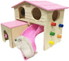 Kathson Hámster House Hideout Hut Rat Hideaway - Juguetes de ejercicio para animales pequeños como hámster enano y ratón - BESTMASCOTA.COM