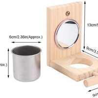 kathson Bird Feeder Parrot Perches Toys Mirror Stand Stainless Steel Food Bowl Cup Cage Accessories Fun Play for Canaries,Parakeet,Cockatiel,Conure,Cockatoo,Lovebirds - BESTMASCOTA.COM