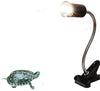 Flexible abrazadera lámpara de fijación para reptiles Soporte para lámparas de terrario para iluminación de Hábitat y calor, UVA UVB, bombilla repelente de cerámica, lámpara de calor para mascotas, soporte para bombillas, abrazadera ajustable (negro) - BESTMASCOTA.COM