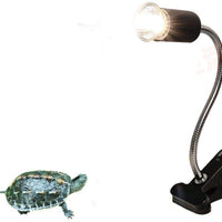 Flexible abrazadera lámpara de fijación para reptiles Soporte para lámparas de terrario para iluminación de Hábitat y calor, UVA UVB, bombilla repelente de cerámica, lámpara de calor para mascotas, soporte para bombillas, abrazadera ajustable (negro) - BESTMASCOTA.COM