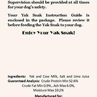 Yak Snak Dog Chews - All Natural Hard Cheese Himalayan Dog Treats - Long Lasting Dog Chews, Made from Yak Milk, Small, Medium. Large & Extra Large Sizes - BESTMASCOTA.COM