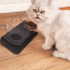 Cuenco elevado para gatos y perros pequeños, cuenco doble con cara de gato - BESTMASCOTA.COM