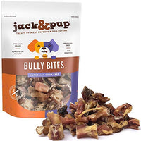 Jack&Pup Premium Grado libre de olor Bully Bites Dog Treats, (Value Pack) – All Natural Gourmet Dog Treat Chews – Fresh and Savory Beef Flavor - BESTMASCOTA.COM