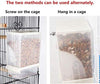 Old Tjikko - Comedero automático para loros, sin ensuciar, para pájaros, jaula, accesorios para Budgerigar, Canario, Cockatiel, Finch, Parakeet, Seed Food Container - BESTMASCOTA.COM