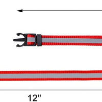 Cat Breakaway Collars Set 12 pcs con Bell Correa reflectante y hebilla de seguridad ajustable, 8 – 12" - BESTMASCOTA.COM
