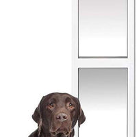 PetSafe - Puerta deslizante de cristal para gatos y perros, ideal para puertas correderas de apartamentos y patios, pequeñas, medianas y grandes mascotas - BESTMASCOTA.COM
