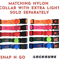 Hunter Paisley Luz LED para Collar de Perro Caminando por la Noche.Paquete de 2 Pack Impermeable Perro Luz LED Super Brillante para Perro Paseo Nocturno Adjuntar al Collar, Correa o Arnés, Baterías Extras - BESTMASCOTA.COM