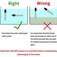 Calentador de acuario sumergible de 300 W, 150 W, 50 W, calentador de termostato automático con succión, LED pequeña pantalla de temperatura pequeña para acuario, calentador de pecera para agua de pecera - BESTMASCOTA.COM
