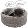 Winsterch - Cama para gatos, lavable, cálida, redonda, suave, sofá para mascotas, cama para gatos, camas para mascotas pequeñas - BESTMASCOTA.COM