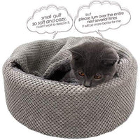 Winsterch - Cama para gatos, lavable, cálida, redonda, suave, sofá para mascotas, cama para gatos, camas para mascotas pequeñas - BESTMASCOTA.COM