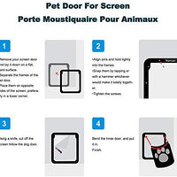 Namsan Pet Screen Door - Puerta para mascotas con ventana, puerta para perros - BESTMASCOTA.COM