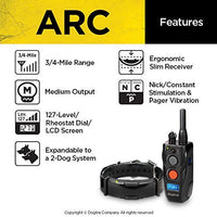 Dogtra sistema de collar con control remoto ARC para entrenamiento de mascotas color negro, Negro - BESTMASCOTA.COM