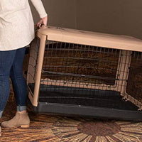 Pet Gear “The Other Door” 4 Door Steel Crate with Plush Bed + Travel Bag for Cats/Dogs - BESTMASCOTA.COM