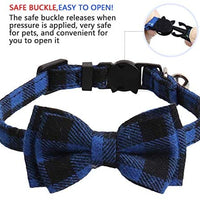 KUDES - Juego de 2 collares para gato con pajarita y campana para gatitos y algunos cachorros, ajustable de 7.8 a 10.5 pulgadas - BESTMASCOTA.COM