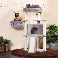 Hey-bro - Árbol para gatos de varios niveles con postes de rascador cubiertos de sisal para gatitos, gatos y mascotas - BESTMASCOTA.COM