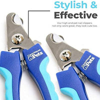 Cortaúñas para perros y gatos de CleanHouse, con protección de seguridad para mascotas y cerradura, acero inoxidable, muy fácil de usar, el mejor cortauñas para mascotas para animales. Tamaño pequeño y grande. - BESTMASCOTA.COM